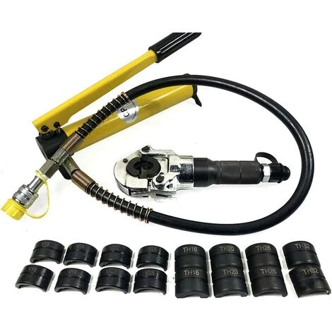 GOJOY Pince à Sertir Hydraulique 6T 16-20-26-32MM Pince à Sertir, Pince à Sertir Pour Tuyaux En Forme De U/TH, Pince à Sertir Manuelle Outil De Sertissage PE-X Pour Tuyaux Composites PEX PE-X PB Pipe – Image 3