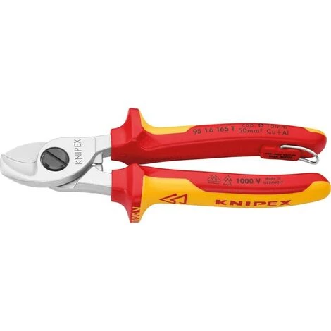 KNIPEX® Kabelschere VDE 165mm M.Si-Öse Knipex – Image 2