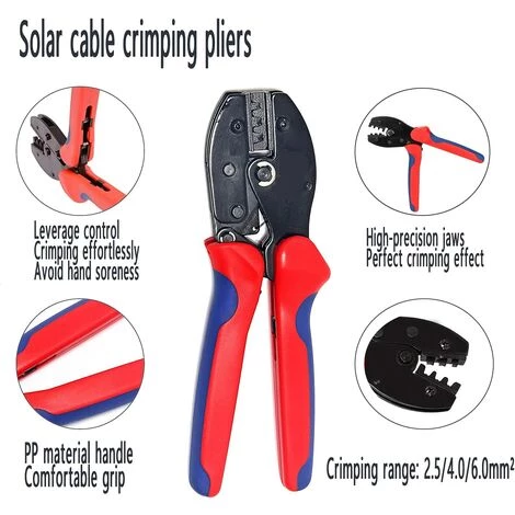 ELLE Kit D'outils De Sertissage Compatible Avec Le Connecteur De Câble Solaire MC4, 27 Pièces – Image 2