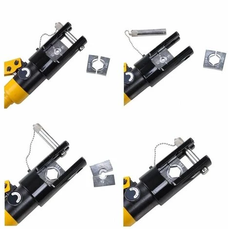 Hengda Pince à Sertir Hydraulique Pince à Sertir 10 à 300 Mm² Pince à Sertir Pour Cosses De Câble - Jaune – Image 4