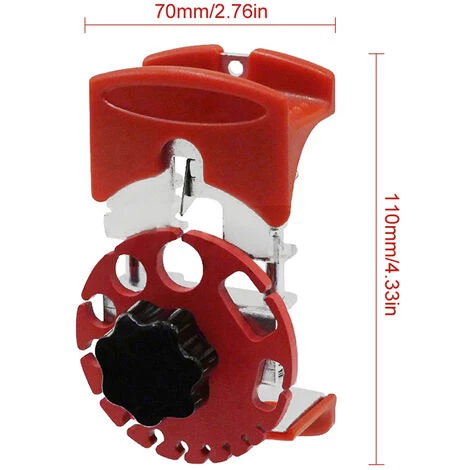 HAPPYSHOPPING Dénudeur De Fil De Cuivre Portable, Préréglé 14 Trous, Profondeur De Coupe Réglable, Outil De Dénudage Manuel Pratique – Image 3