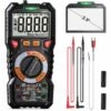 Multimètre Numérique TACKLIFE DM01 Avec Température De Détection De Tension Sans Contact, Testeur De Continuité Avec Eclairage