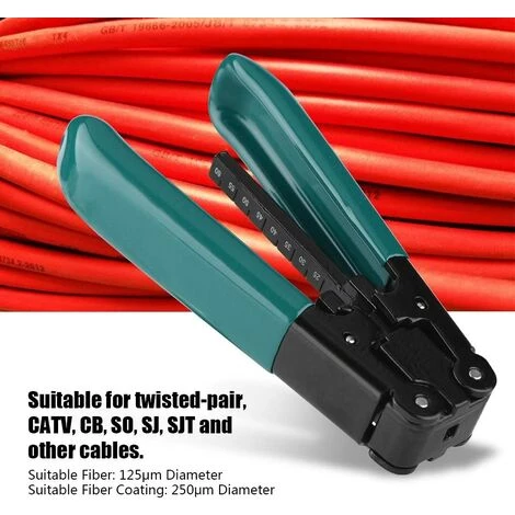 Fei Yu Pince à Denuder, Outil De Pince à Dénuder De Câble De Fibre Optique FTTH Dépouillant L'Outil De Denude Câble CATV/CB/So/SJ/SJT – Image 4