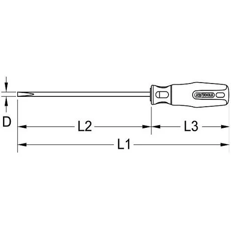 KSTOOLS® KS TOOLS Tournevis Fente ERGOTORQUE VDE, 2,5mm – Image 5