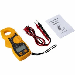 Multimètre à Pince Numérique AC DC Voltmètre Ampèremètre Ohmmètre Testeur De Tension LCD Macaron