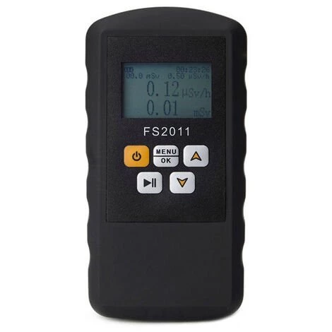 ASUPERMALL Detecteur Portable De Radiations Nucleaires, Alarme Multifonctionnelle De Dose De Radiation, Compteur Geiger.