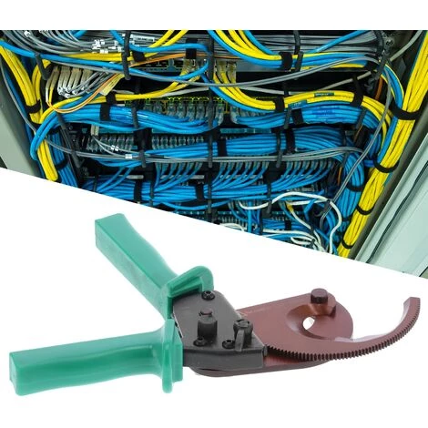 SZYB Ciseaux à Cable Coupe-cable à Cliquet 300mm2 Ciseaux De Qualité Industrielle Outil Manuel De Coupe De Cable – Image 5