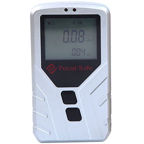 PORAD-SAFE PDG-100 Détecteur De Rayonnement Nucléaire Portable Portable écran LCD Testeur Radioactif Domestique Compteur Geiger β Y Détection De Rayons X - Argent