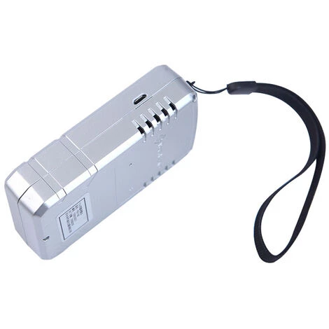 PORAD-SAFE PDG-100 Détecteur De Rayonnement Nucléaire Portable Portable écran LCD Testeur Radioactif Domestique Compteur Geiger β Y Détection De Rayons X - Argent – Image 4