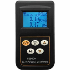 SUPERSELLER Testeur De Rayonnement Portable Alarme De Dose De Rétroéclairage Numérique Détection De Rayons β Durs Et Actuels Affichage DER Cumulatif Compteur Geiger Moniteur De Dosimètre Pour Champ électromagnétique Détection De Pierres Minérales En Acier - Le Noir