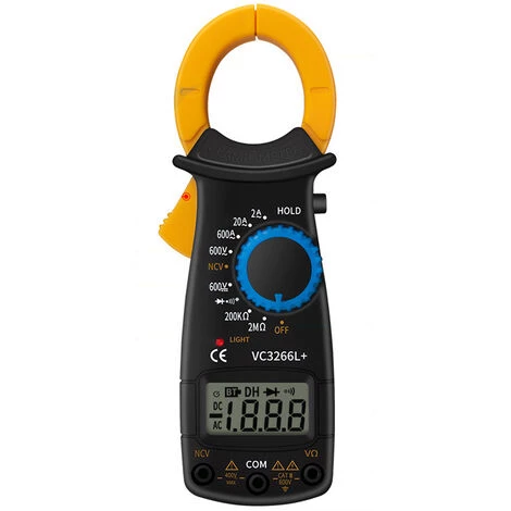 ASUPERMALL Pince De Mesure Numérique Multimètre, Mesure La Résistance, Courant Alternatif Et Continu ,Tension Terre, Diodes De Ligne Sous Tension