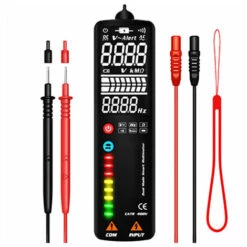 MAXRIENY Multimètre à Détection Intelligente à Double Mode Détecteur De Tension AC/DC Résistance à La Tension Fréquencemètre Mesure De Continuité Fil Sous Tension Dans Les Compteurs Muraux Affichage De 2000 Points - 1