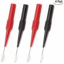 TANABATA 4 Pièces Sonde Test Multimétre, Kit De Sondes De Teste Câble Testeur Multimètre Automobile