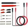 TANABATA 16Pcs Accessoires De Kit De Test De Fil De Test De Multimètre Professionnel Multifonction, Outil De Sonde à Pince Crocodile, Tête Banane, Pour Test De Laboratoire, Test électrique