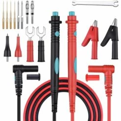 ALMI 16pcs Sondes De Multimètre Accessoires Pour Multimètre Kit De Fils De Test