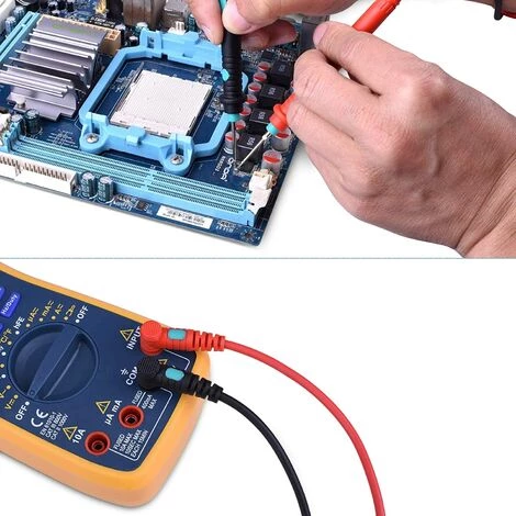 ALMI 16pcs Sondes De Multimètre Accessoires Pour Multimètre Kit De Fils De Test – Image 5