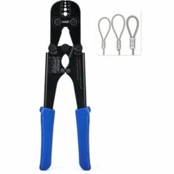 BENOBBY KIDS Outil De Sertissage De Câble Métallique 2 En 1 De 1/16 Pouce à 1/8 Pouce Pour Câble Métallique, 1 Pièces