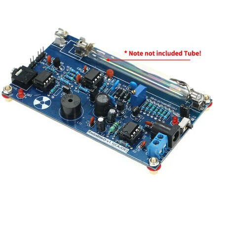 ASUPERMALL Système De Détection De Radiations Assemblé, DIY Miller Tube Tube Détecteur De Radiations Nucléaires Compteur Geiger Kit Module Expérimental - Blue – Image 4