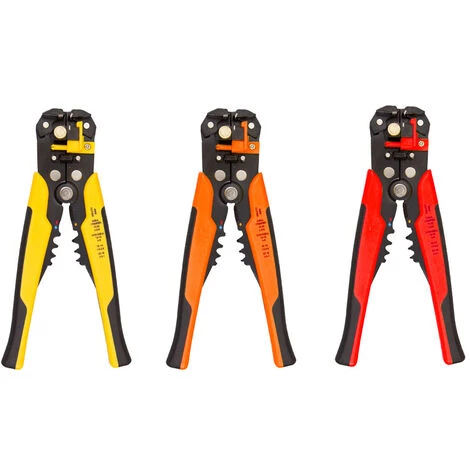 LUCKY-88 Outils Pinces à Dénuder Multifonctions (poignée Noire Et Jaune) – Image 2