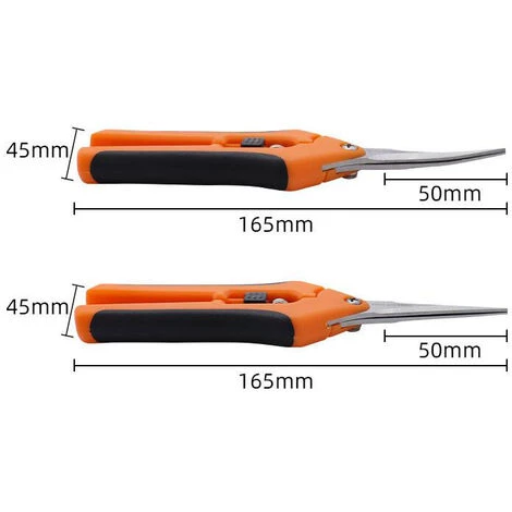 LUCKY-88 Sécateur Outils Sécateur Inox (porte-cartes Courbés) – Image 3