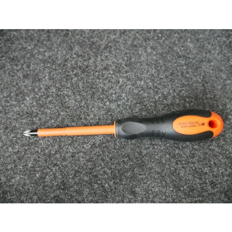 SIBILLE FAMECA Tournevis Pozidriv PZ 2x100mm Isolé 1000V Manche Bi-matière Lame Non-decolletée IP19ND
