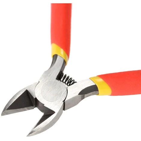 TNI-U Pince Coupante Diagonale Laterale, Outil A Main Ouverte Pour Reparation De Coupeur De Cable, 5 '' – Image 3