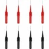 STARLIGHT Sonde De Test, SL.GT Cordons De Test Multimètre En Acier Inoxydable Sondes De Teste Câble Testeur Multifonction Pour Multimètres Laboratoires Électriciens(Rouge Et Noir),8PCS