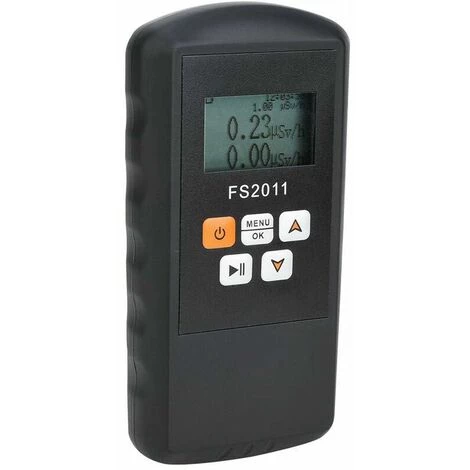 DENUOTOP Compteur Geiger Instrument De Mesure De Détecteur De Rayonnement, Mini Détecteur De Rayonnement Nucléaire LCD Numérique Portable, β γ χ Détecteur De Rayonnement Nucléaire Ray Gamma, 3 Types De Méthodes D'alarme Et Plusieurs Seuils D'alarme..-