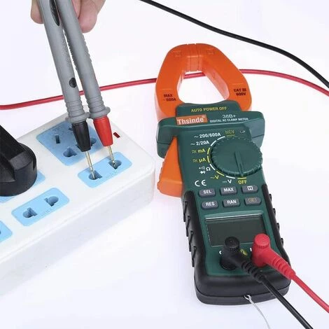 DENUOTOP Multimètre, Ohmmètre Et Ampèremètre Sondes De Multimètre, E Multimetre, Kit De Fil De Test Pour Multimetre Et Pince Ampèremétrique/Mini Pince Crocodile Et Mini-crochet Inclus. – Image 4