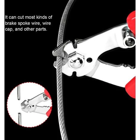 FLYME Vélo Coupe-câble Multifonctions, Vélo De Rayon De Frein Fil Cable Cutter Outil De Réparation – Image 4