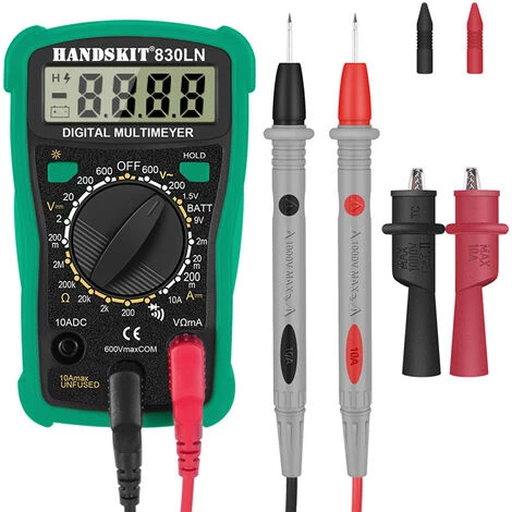 Thsinde Multimetre Ultra-mince Multimetre Numerique Intelligent 830LN Voltmètre CC