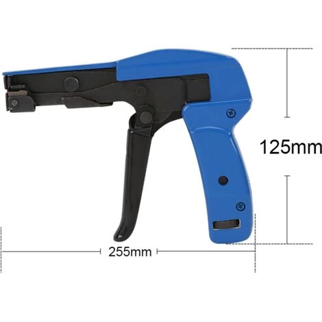 FONTAINEBLEAU Fonepro Outil D'attache De Câble, à Attache à Glissière Professionnel Outil De Fixation Et De Coupe De Fil De Câble, Installation Et Coupe D'attaches En Nylon En Plastique, 1Pcs – Image 2