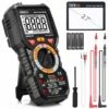 TODOT Multimètre Numérique Avancé True RMS 6000 POINTS Avec Testeur De Circuit De Tension Sans Contact - DM01M