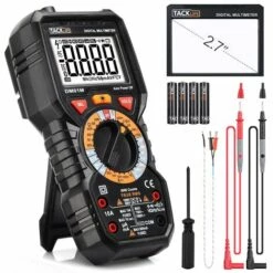 TODOT Multimètre Numérique Avancé True RMS 6000 POINTS Avec Testeur De Circuit De Tension Sans Contact - DM01M