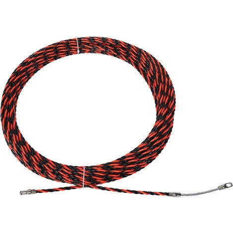 TRIOMPHE Tire Fils Electrique, 5M 5mm, Tire Cable Electrique, Spiralé Flexible Aiguille Tire Fil, Tire Cable Aiguille Electricien, Tire Fil Avec Tête Guidage, Pour Cable Avec Tête Flexible De Guidage,T-Audace