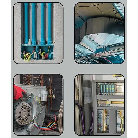 TRIOMPHE Tire Fils Electrique, 5M 5mm, Tire Cable Electrique, Spiralé Flexible Aiguille Tire Fil, Tire Cable Aiguille Electricien, Tire Fil Avec Tête Guidage, Pour Cable Avec Tête Flexible De Guidage,T-Audace – Image 3