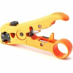 TRIOMPHE 1 Pc Coupe-câble Coaxial/outil De Préparation Outil De Dénudage Pour Câble RG59, RG6, RG7 Et RG11 Et Câble Téléphonique Plat, Dénudeur CAT6 CAT5 CAT3,T-Audace