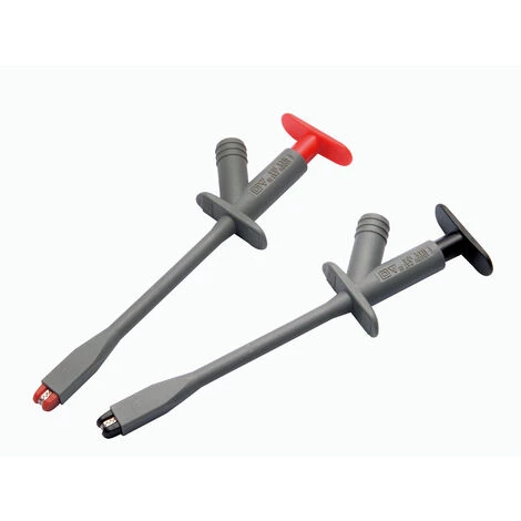 Pince Grippe-fils RS PRO, 10A, Sonde De 4mm, L. 157mm, Noir, Gris, Rouge ( Prix Pour 1 )