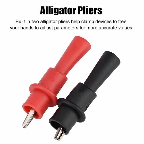 TINOR Kit De Test Multimètre 1000 V 20 A Numérique Electronique Sonde Câbles Set Avec Pinces Alligator Et Fiche Banane Pour Pince Multimètre – Image 4