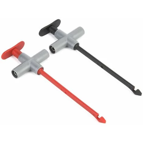 TINOR 2pcs P5010 Fil De Test Automobile Multimètre Multimètre Pince De Test Kit Multimètre Accessoire Pour Réparation Automatique Pince De Test De Ponction Outil De Test De Voiture Pince De Sonde