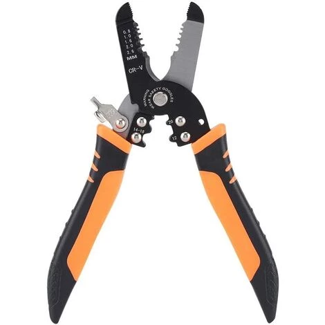 TINOR Denudeur Fil Electrique, Pince A Denuder Automatique Pour Câble, Pince à Dénuder Pour Dénuder Sertissage Serrage Outil De Coupe