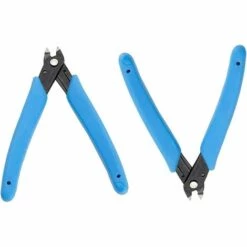Pince Coupante Diagonale Pince Coupante Cisaille Pour Câble électrique, Precision Electrical Wire Cable Cutter Mini Pince Coupante Diagonal Side Cutter Flush Cutter, Lot De 2 GrooFoo