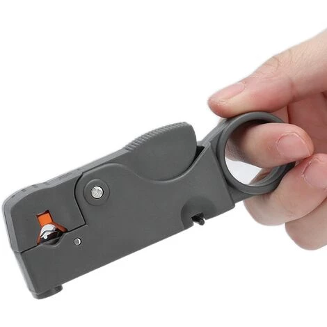 BEARSU Outil De Dénudage De Câble Coaxial, Dénudeur De Fil Léger Outil De Coupe De Fil Outil De Dénudage De Fil Conception à Double Lame Pour Câble Pour Fil – Image 5