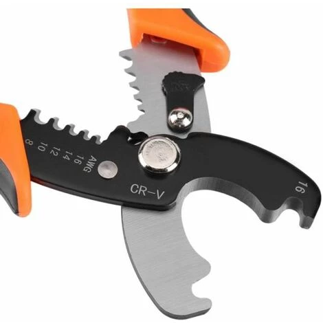 Pince A Denuder, Coupe-Fil Multifonction Pince A Denuder Pince A Denuder Pince A Denuder Electricien Outil A Main FUIENKO – Image 2