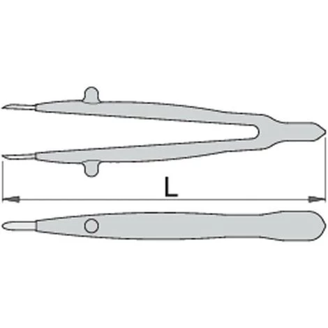 UNIOR 616847 - Pince De Précision, Pointe Plate, Isolé VDE 165 Mm Série 1340VDDDP – Image 2