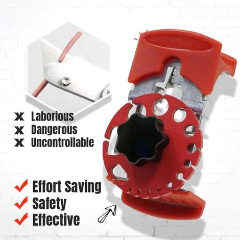 HEGUYEY Dénudeur Rapide Portatif Universel, Machine à Dénuder De Fil De Cuivre Portative, Dénudeur Rapide à Main, Coupe-Câble Portatif Réglable De Profondeur De Coupe, Démolisseur De Fil Électrique – Image 3