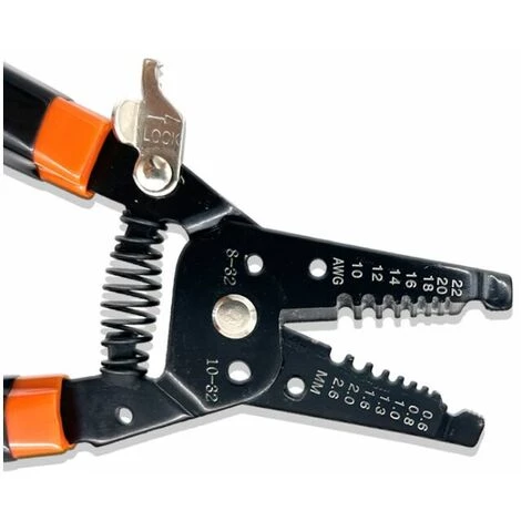 SINCèREETALI Pince à Dénuder Outils Pinces à Dénuder à Poignée Incurvée De 7 Po – Image 3