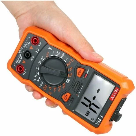 SINCèREETALI Multimètre Numérique Portable Anti-br?lure, Compteur à Affichage Numérique à Plage Automatique (standard T21C) – Image 4