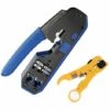 Pince à Sertir Le Câble Réseau, Outil Tout En Un, RJ45, Cat7, Cat6, Cat5, Prises Modulaires RJ11, RJ12 FUIENKO