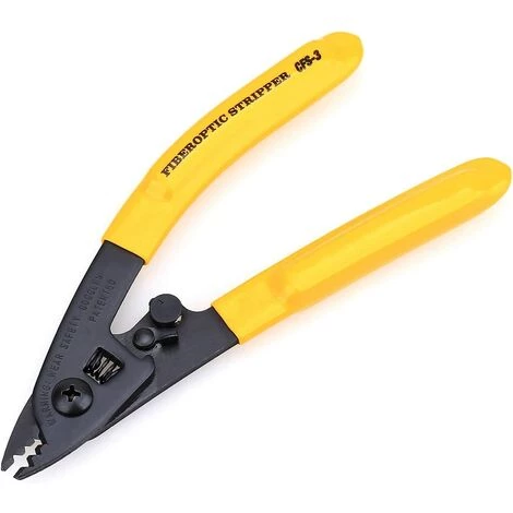 LYCXAMES CFS-3 Pince à Dénuder à 3 Trous Pour Fibre Optique Pour Dénuder Les Revêtements De Fibre De 125 μm à 250 μm